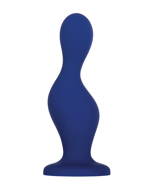 Gender X Ins and Outs Rechargeable Silicone Dildo and Stroker Set (2 piece) - Blue