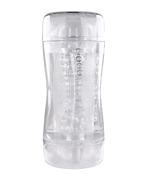 Gender X Double Fantasy Dual End Stroker - Clear