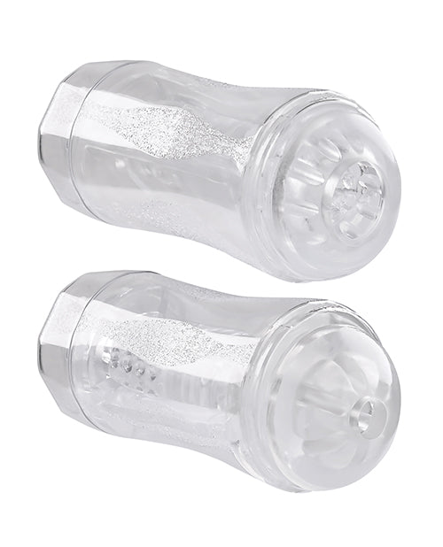 Gender X Double Fantasy Dual End Stroker - Clear
