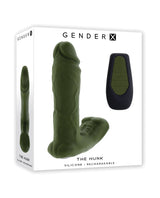 Gender X The Hunk Dual Anal Vibrator w/Remote Control - Green