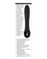 Gender X Powerhouse Rechargeable Silicone Vibrator - Black