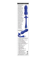 Gender X Play Ball Rechargeable Silicone Thrusting Probe - Blue