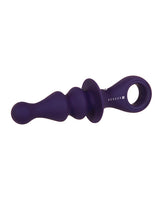 Gender X Ring Pop Rechargeable Silicone Vibrating Anal Plug - Purple