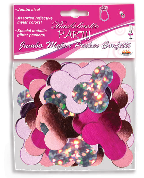 Jumbo Mylar Pecker Party Confetti