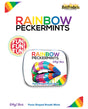 Rainbow Pecker Shape Candies in Tin-Carded