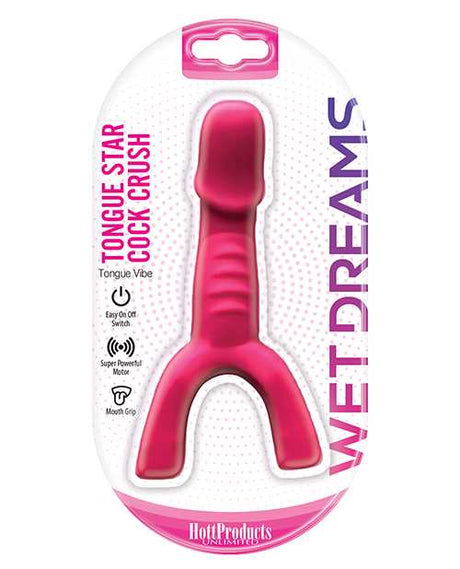 Wet Dreams Tongue Star Cock Crush Vibe - Pink