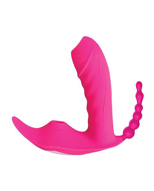 Sweet Sex Body Candy Silicone Rechargeable Stimulator with Remote Control - Magenta