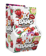 BJ Bang Oral Sex Popping Candy Display - 3 Assorted Flavors, Display of 72 pcs