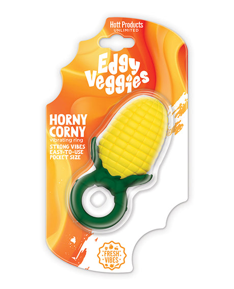 Edgy Veggies Corn Holder Vibe Ring Liquid Silicone - Multi-Speed