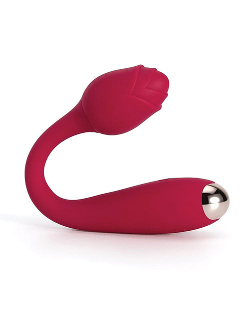 Rosette Clitoral & G Spot Vibrator - Red