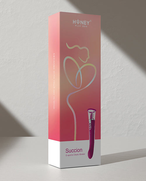 Succion Sucking G-Spot Vibrator - 3 Function Purple