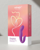 Dolphin Rolling G Spot Vibrator & Clit Stimulator - Purple