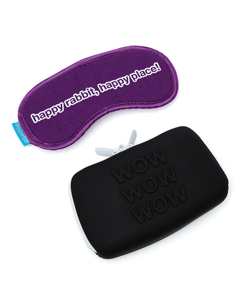 Happy Rabbit Clitoral Rechargeable Silicone Pleasure Kit (4 Piece) - Purple