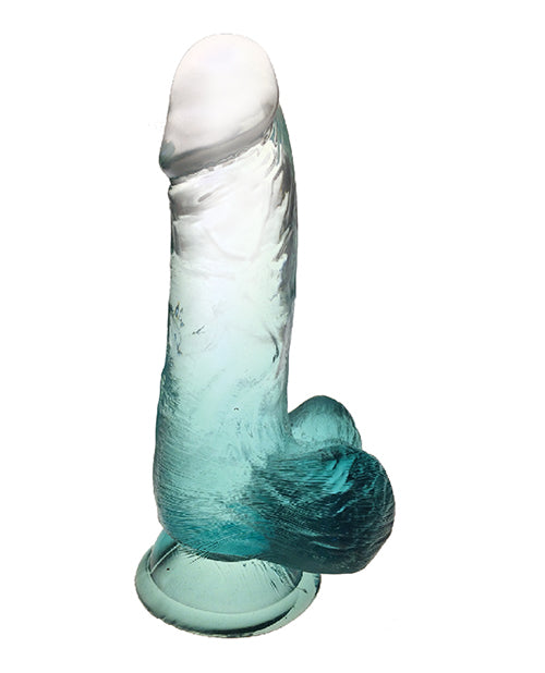 Shades Gradient Dildo 6in - Emerald