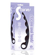 The 9's S-Curved Silicone Anal Beads