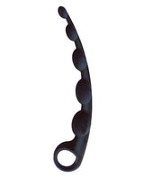 The 9`s - S-Curves Silicone Anal Beads - Black