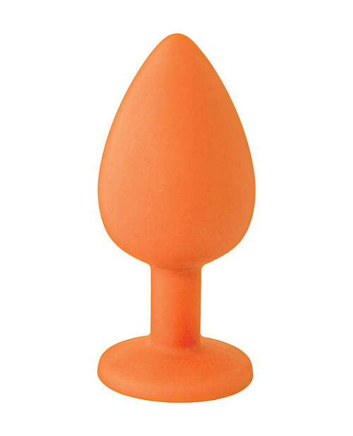 The 9`s - Booty Talk Silicone Butt Plug Hit It Hard - Orange