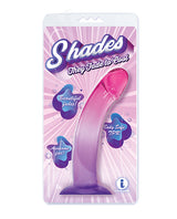 Shades Jelly TPR Gradient Dong Large - Pink/Purple