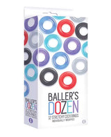 The 9's Baller's Dozen Original 12pc Cockring Set - Asst. Colors