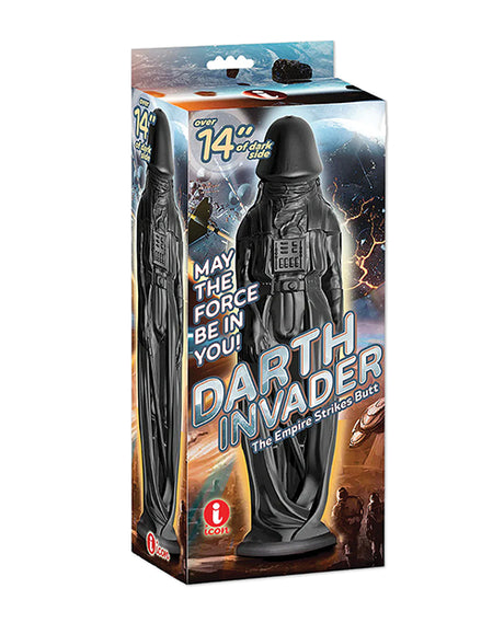 ["Icon Brands Darth Invader 15\" Dildo - Black"]