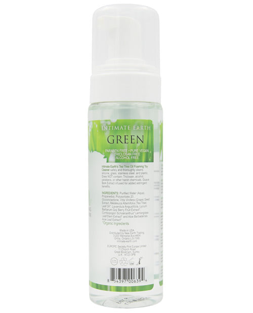 Intimate Earth Green Foaming Toy Cleaner Tea Tree Oil 3.4oz
