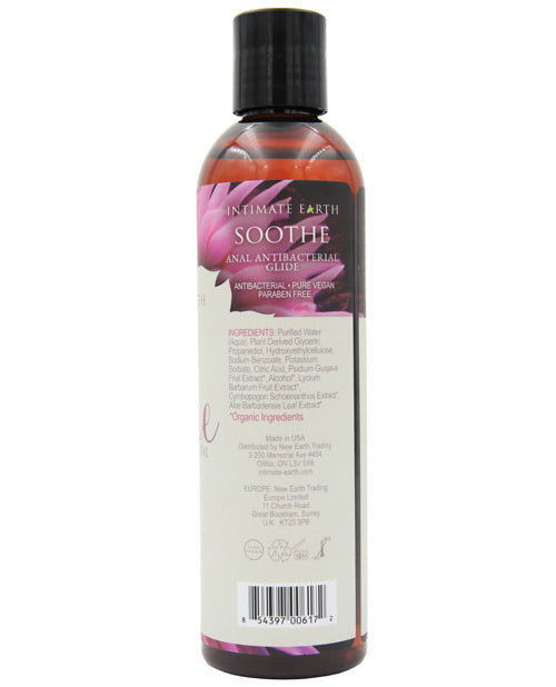 Intimate Earth Soothe Antibacterial Anal Glide Lubricant Guava Bark Extract 8oz