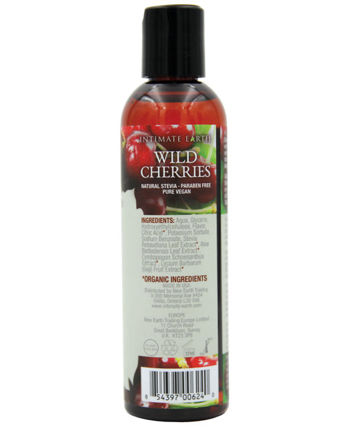 Intimate Earth Oral Pleasure Glide Lubricant Wild Cherries 4oz