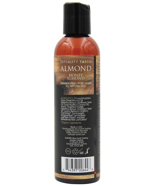 Intimate Earth Almond Aromatherapy Massage Oil Honey Almond 4oz