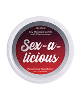 Jelique Massage Candle Pheromone Sex-A-Licious Ravenous Raspberry 4oz.