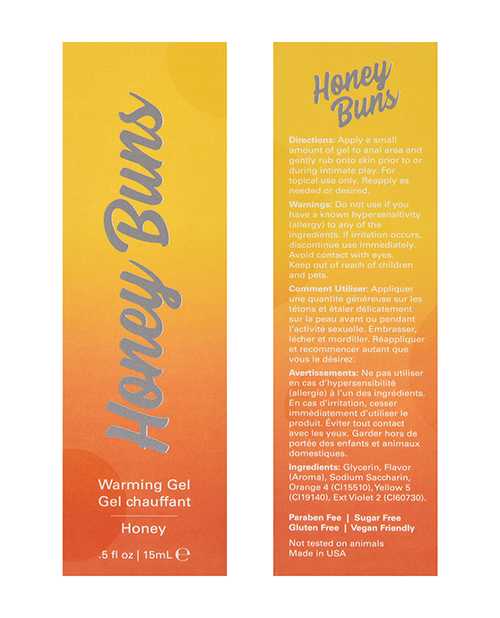 Jelique Honey Buns Warming Gel .5 fl oz/15ml