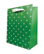 Polka Pot Gift Bag - Green/White