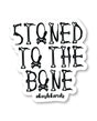 Halloween Stoned to the Bone Sticker - Pack of 3