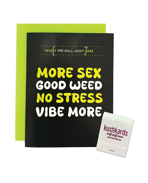 More Sex Greeting Card w/Matchbook