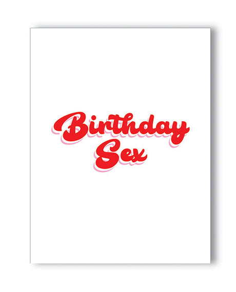 Birthday Sex Naughty Greeting Card