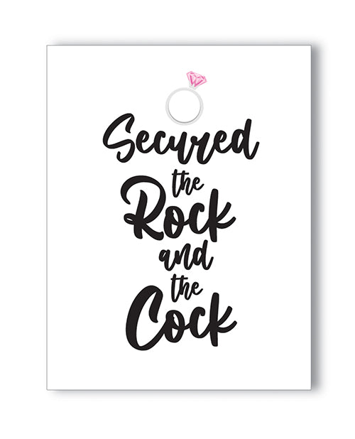 Rock Cock Bachelorette Greeting Card