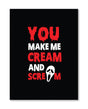 Halloween Cream Scream Greeting Card