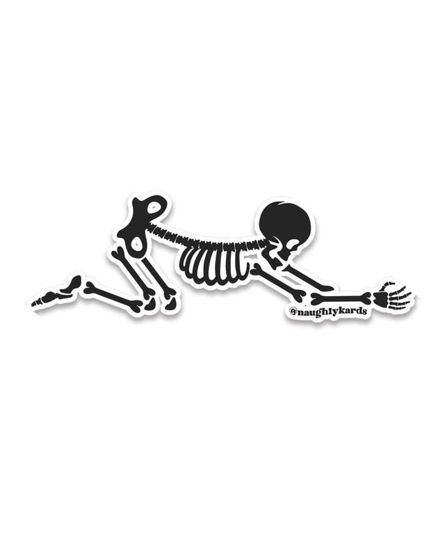 Halloween Bone Over Sticker - Pack of 3