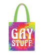 Gay Stuff Reusable Tote - Multi Color