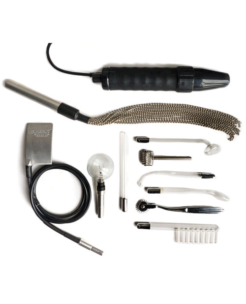 KinkLab Agent Noir Electro Erotic Neon Wand Kit