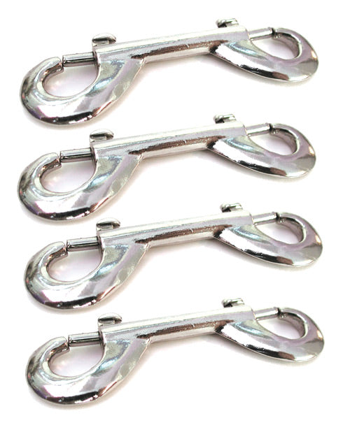 KinkLab Nickel Plated Snap Hooks - Pack of 4