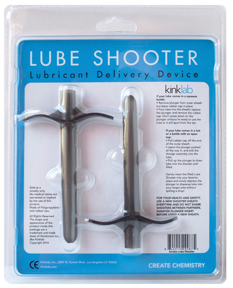 KinkLab Lube Shooter - Smoke