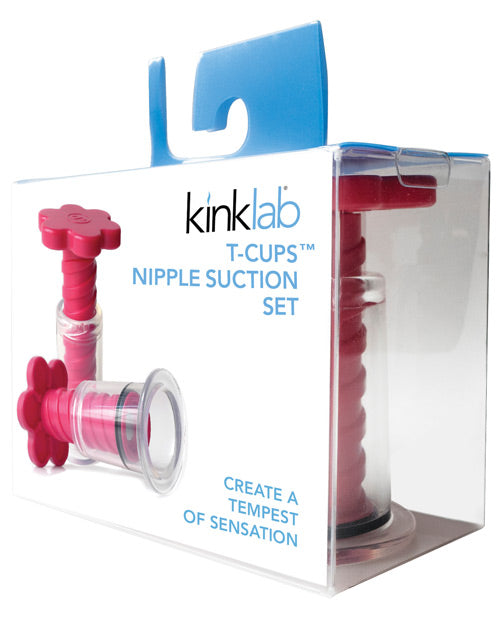 KinkLab T-Cup Nipple Suction Set