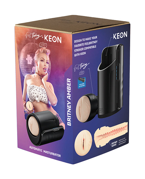 Kiiroo Keon Feel Stars Collection Stroker Combo Set - Britney Amber