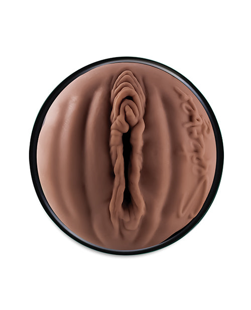 Kiiroo Feel September Reign Black Stroker Interactive Masturbator - Pussy - Black/Chocolate