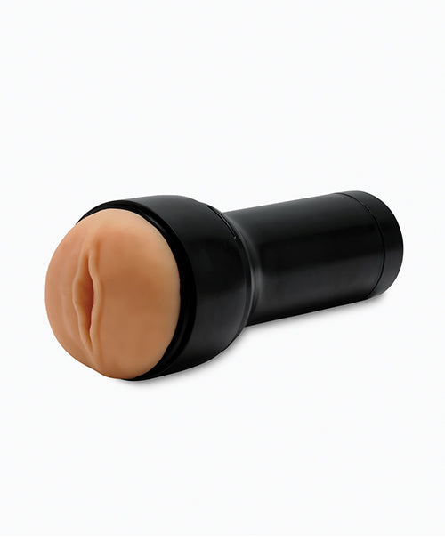 Kiiroo Feel Leigh Raven Black Stroker Interactive Masturbator - Pussy - Black/Vanilla