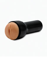 Kiiroo Feel Leigh Raven Black Stroker Interactive Masturbator - Pussy - Black/Vanilla