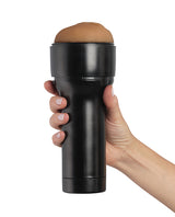 Kiiroo Feel Leigh Raven Black Stroker Interactive Masturbator - Pussy - Black/Vanilla