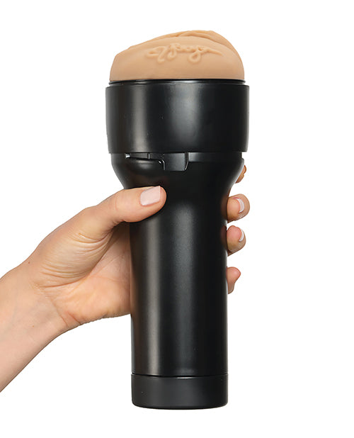 Kiiroo Feel Reya Sunshine Stroker Interactive Masturbator - Pussy - Black/Vanilla