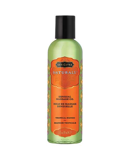 Kama Sutra Naturals Massage Oil - 2 oz Tropical Mango