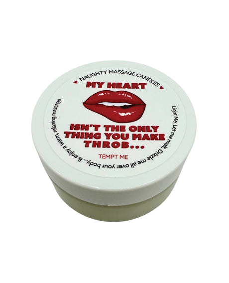 Valentines Mini Massage Candle "Throb"